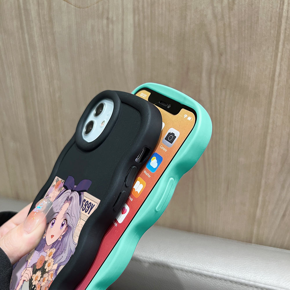 AMORVOR%20for%20Samsung%20J7%20Prime%20Back%20Cover%20Purple%20Flower%20Girl%20Pattern%20Luxury%20Phone%20Case%20Macaron%20Wave%20Soft%20Silicone%20Mobile%20Cover%20-%20Image%207