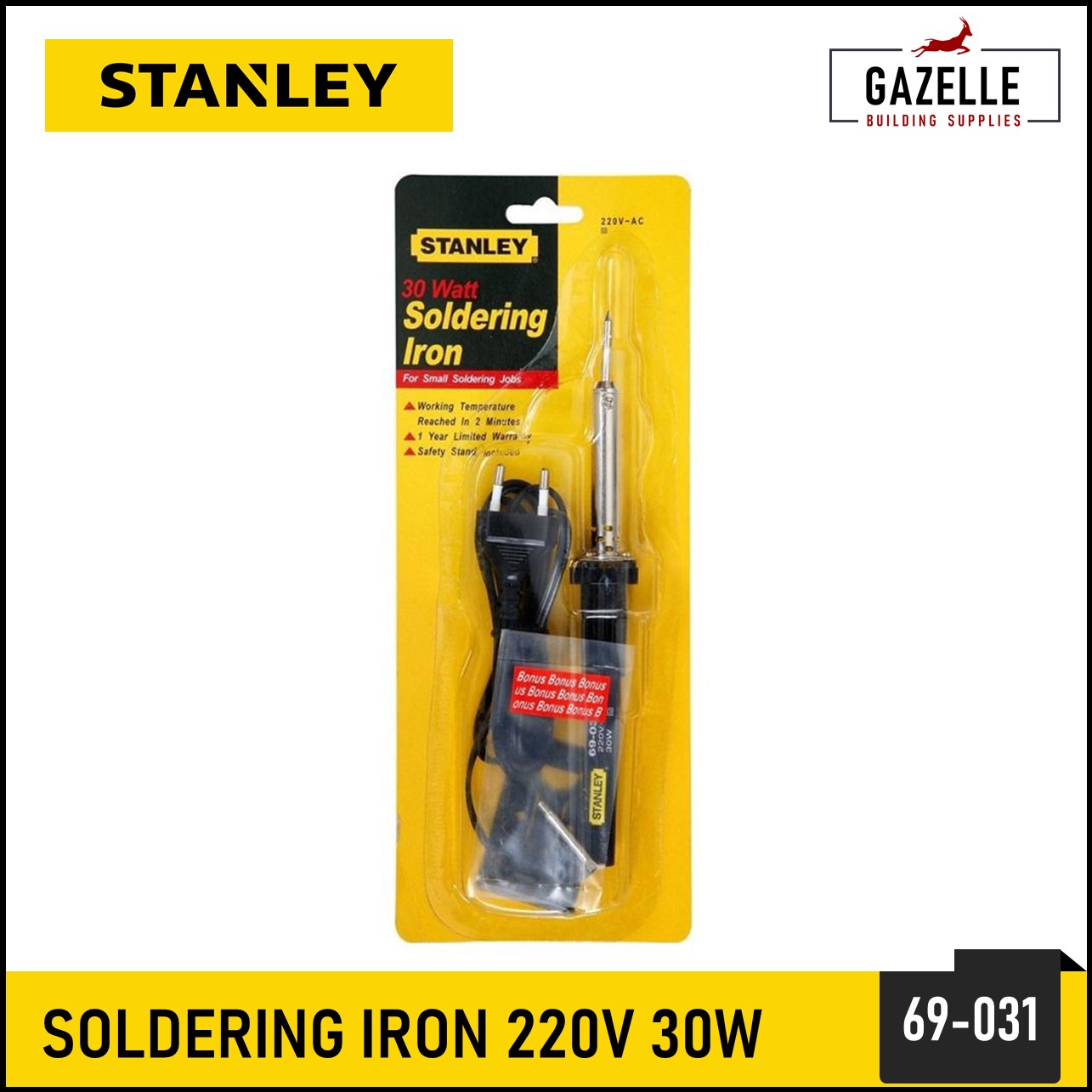 Stanley Soldering Iron 220V 30W 69031 Lazada PH