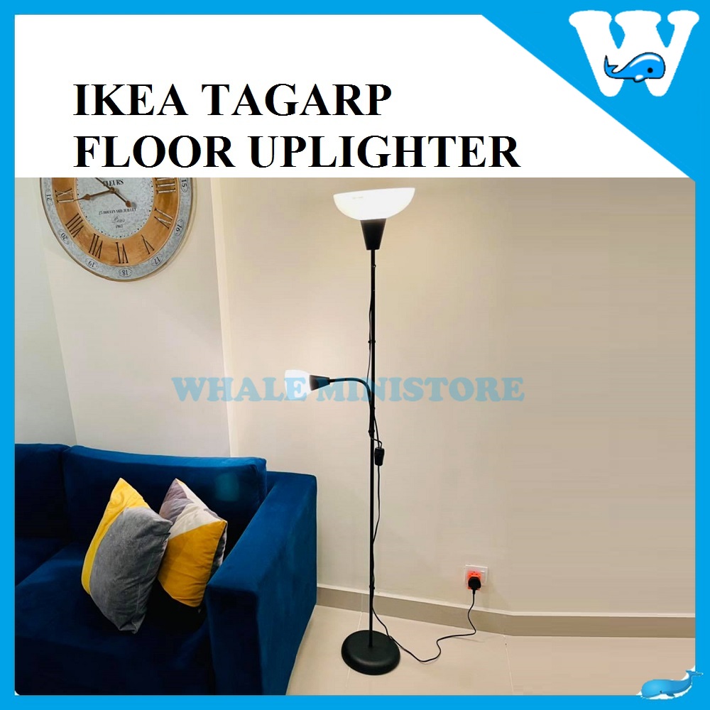 IKEA FLOOR UPLIGHTER READING LAMP (SINGLE SHADE DOUBLE SHADE