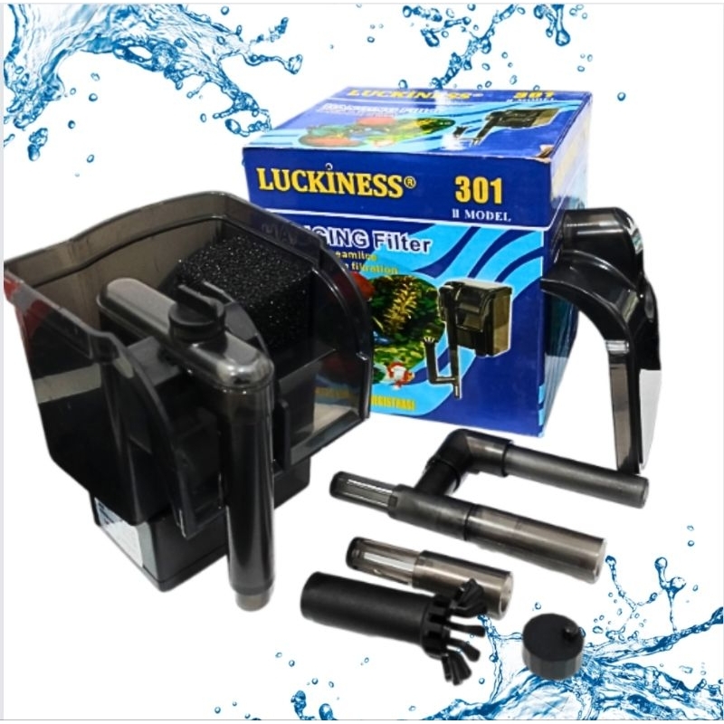POMPA  AQUARIUM AQUASCAPE HANGING FILTER LUCKINESS 301