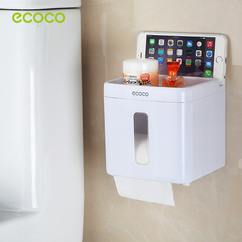 Hộp đựng giấy vệ sinh đa năng ECOCO mẫu mới