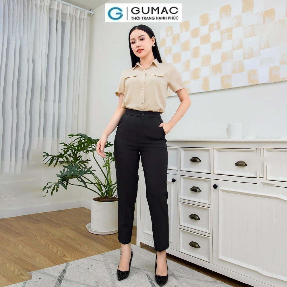 [25 - 29.5 |Voucher 8-12%] Quần tây nữ cơ bản GUMAC QD05008