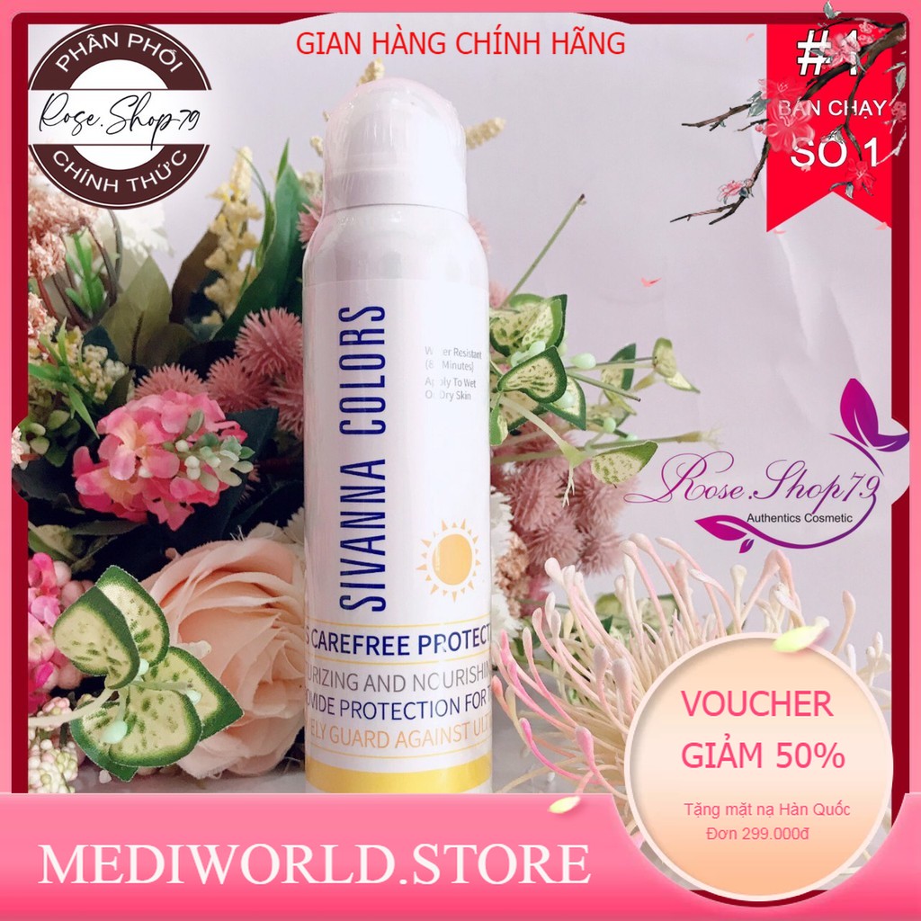 Xịt chống nắng Sivanna Thái Lan 150ml