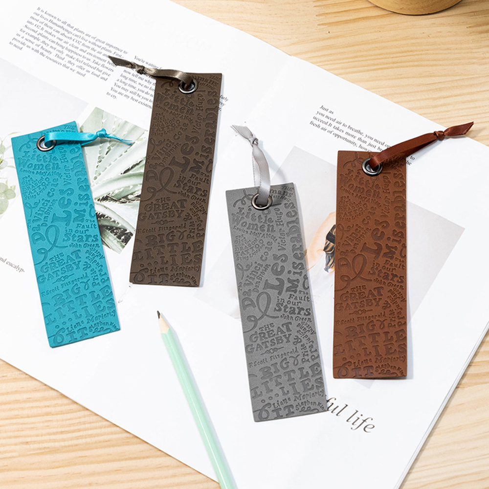 Mini Corner Page Marker Teacher Gift Bookmark Student Reading Labels Creative Bookmarks Leather Bookmark