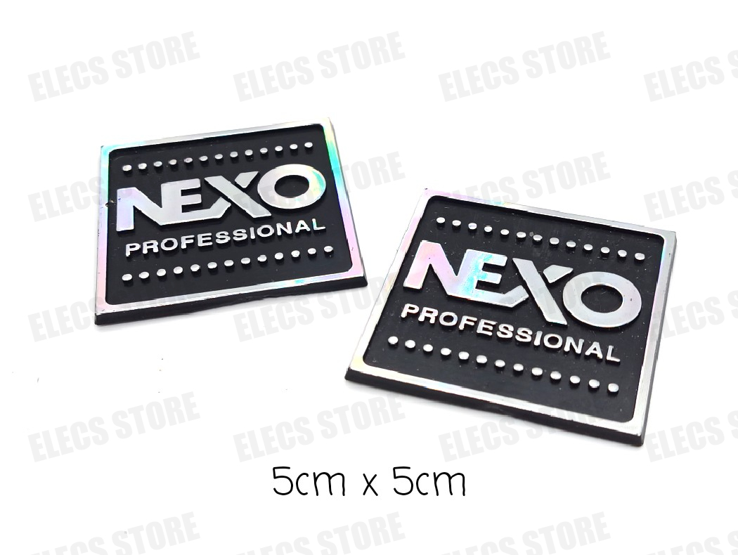 Bộ 2 Tem Loa, Nhãn Mác Dán Thùng Loa, Thùng Sub NEXO