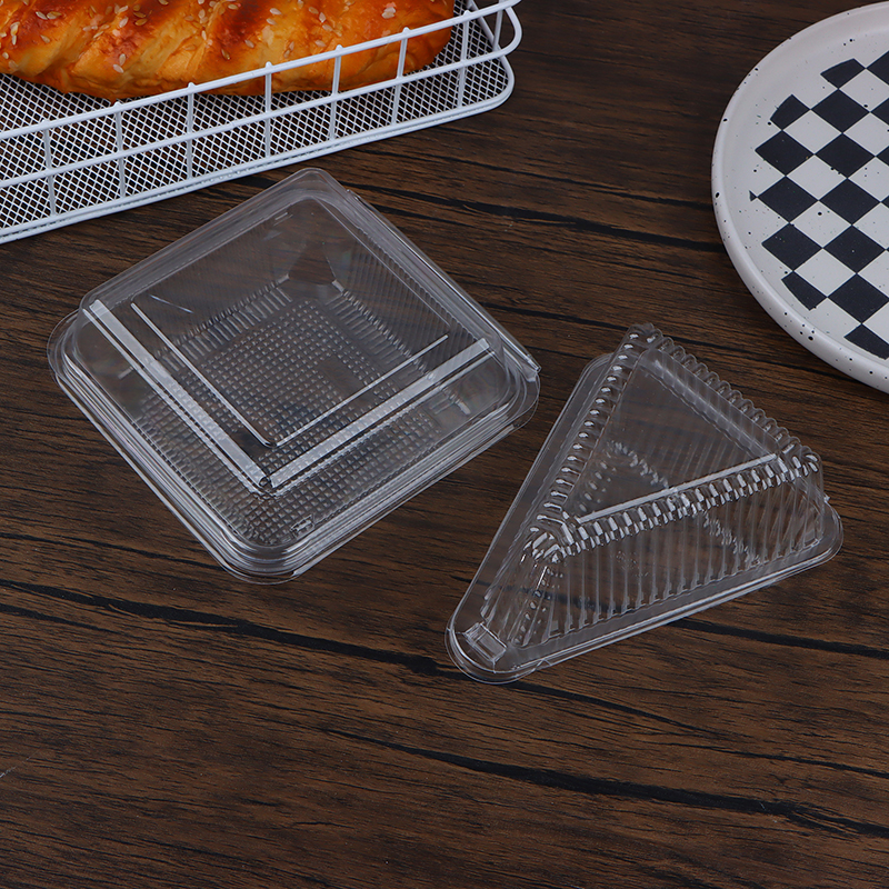10Pcs Triangle Square Cheesecake Boxes Slice Cake Box Pie Holders Cake Boxes DIANGUI. 