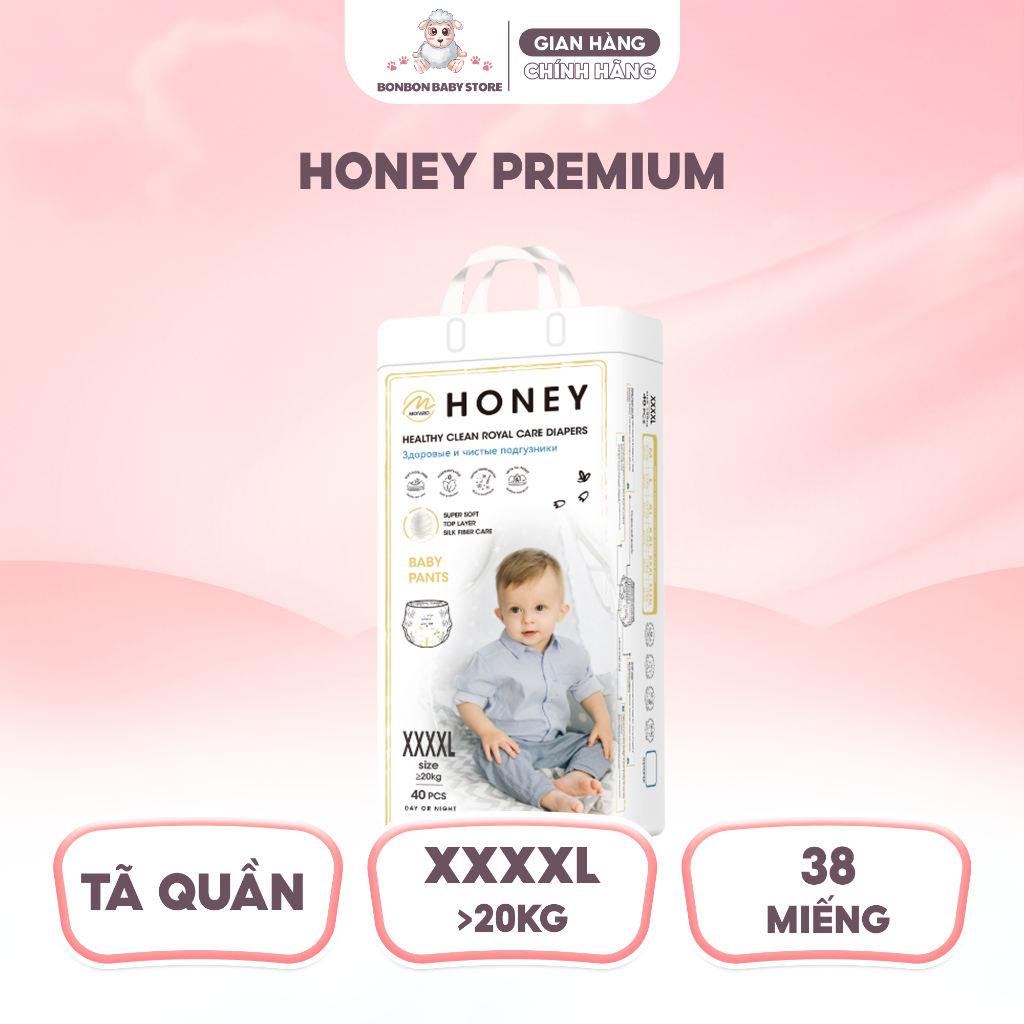 [COMBO 2] Tã Bỉm Dán/Quần Honey Premium, Honey Bản Cũ Chính Hãng, Đủ Size