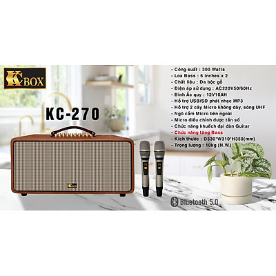 Loa xách tay Karaoke KCBox KC-270