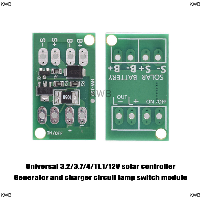 KWB Tự động năng lượng mặt trời bảng điều khiển đèn LED công tắc điều khiển sạc pin sạc mô-đun điều khiển