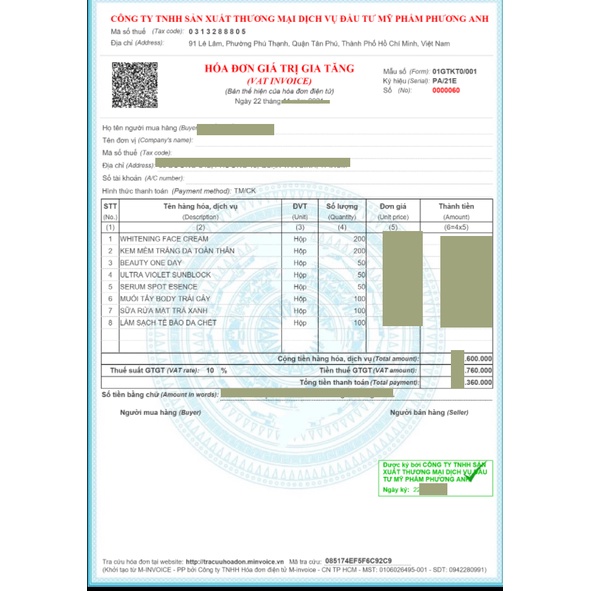 Kem Face Pháp A Cosmetics - Kem Face Phương Anh Chữ A