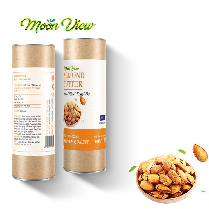 Hạnh nhân rang bơ Hũ 250g – Giòn thơm đậm vị bơ, Hàng chuẩn Mỹ