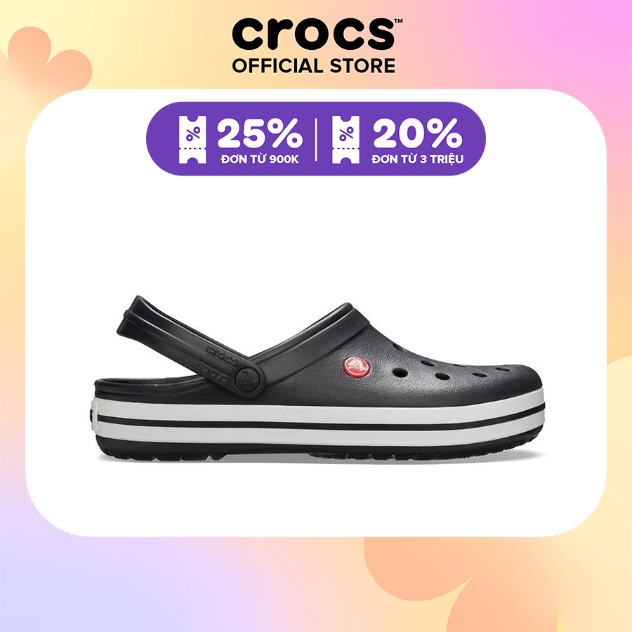 Giày Clog Unisex Crocs Crocband - 11016-001