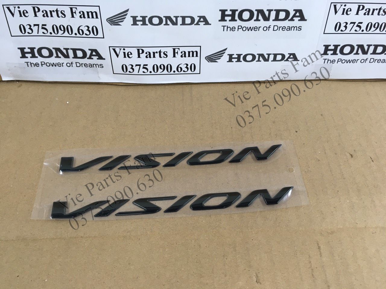Cặp tem sườn Vision din Honda