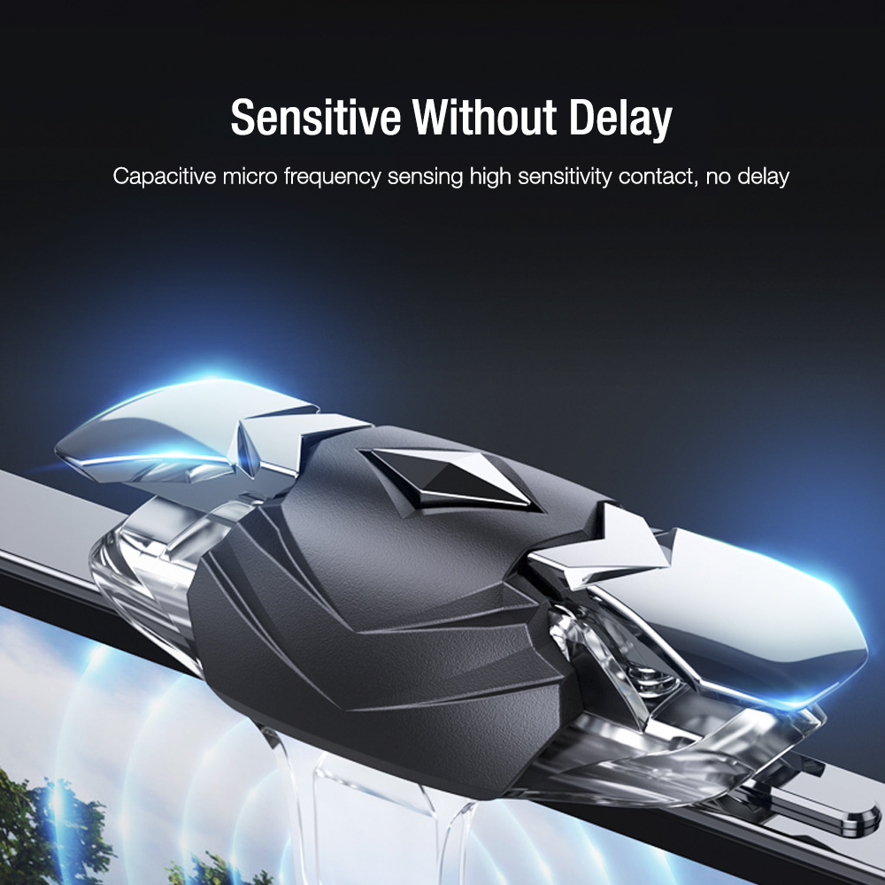 BlueWow X10 L1R1 Gaming Trigger Controller Metal PUBG Mobile Controller Mobile Game Auxiliary Artifact
