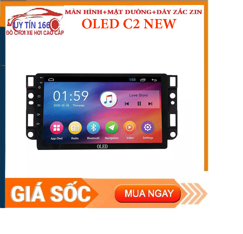 SHOP UY TÍN Màn hình android 10. lắp sim 4G OLED C2 cho xe CHEVROLET CAPTIVA 2008,2009,2010,2011,2012, RAM 2G ROM 32G, màn hình chống chói, chống lóa, thu phát wifi, nghe gọi như điện thoại thông minh, tích hợp camera lùi, camera hành trình