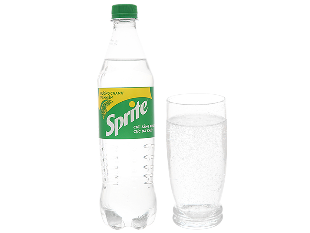 chai nước ngọt SpritE hương chanh 600ml
