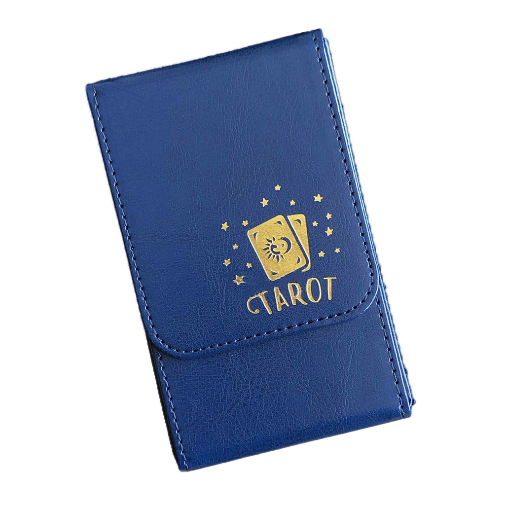 Tarot for case card sleeve holder box tarot cards box pu leather ccg board g
