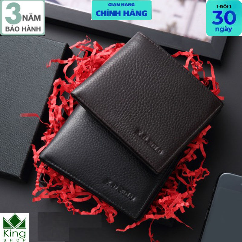 Ví Bóp Nam Da Bò Sáp - Kiểu Đứng Ví Nam Da Thật Cao Cấp Siêu Bền Sản Phẩm Được Bảo Hành 3Năm - Đồ Da Kingshop