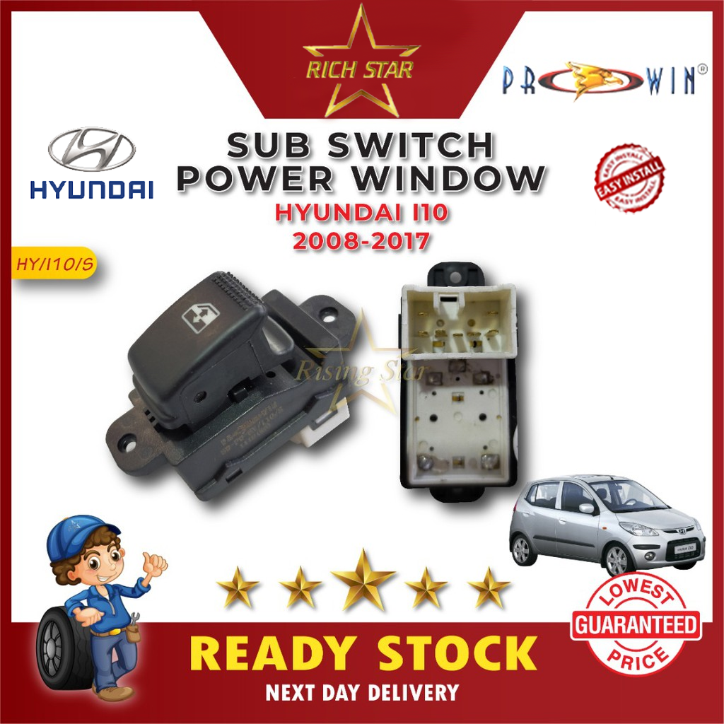 [ Hyundai i10 (20082017) Power Window Switch ] Sub Lazada