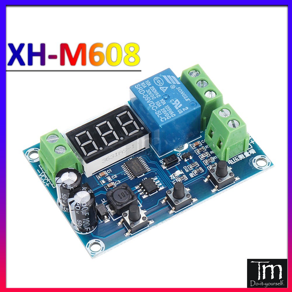 Mạch Bảo Vệ Sạc Xả Tự Ngắt Acquy 6-40VDC (XH-M608)
