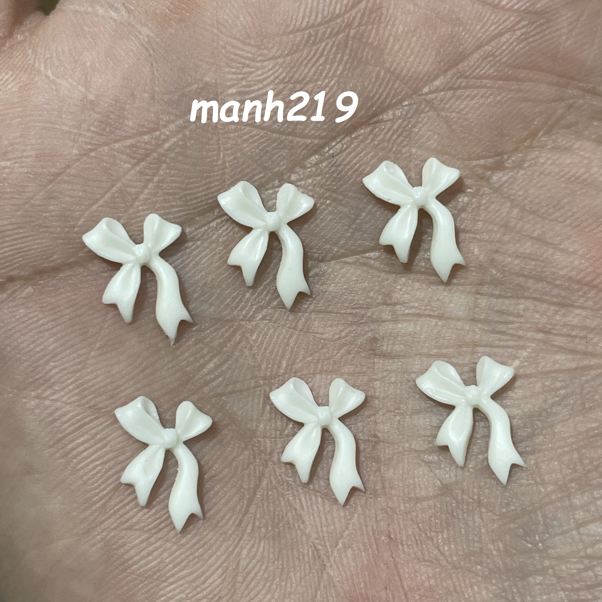 Charm nơ trang trí đính móng, phụ kiện nail - sinailmi