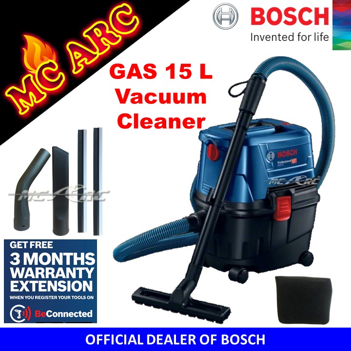 Bosch GAS 15 L Vacuum Cleaner Original MC ARC Authentic Blue