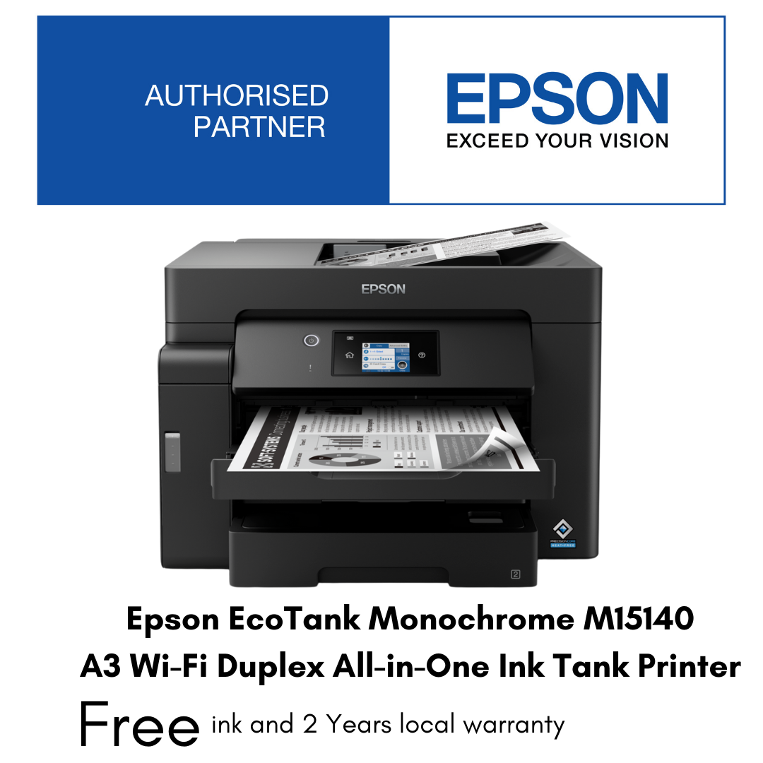 Epson Ecotank Monochrome M15140 A3 Wi Fi Duplex All In One Ink Tank Printer M 15140 Lazada 3035