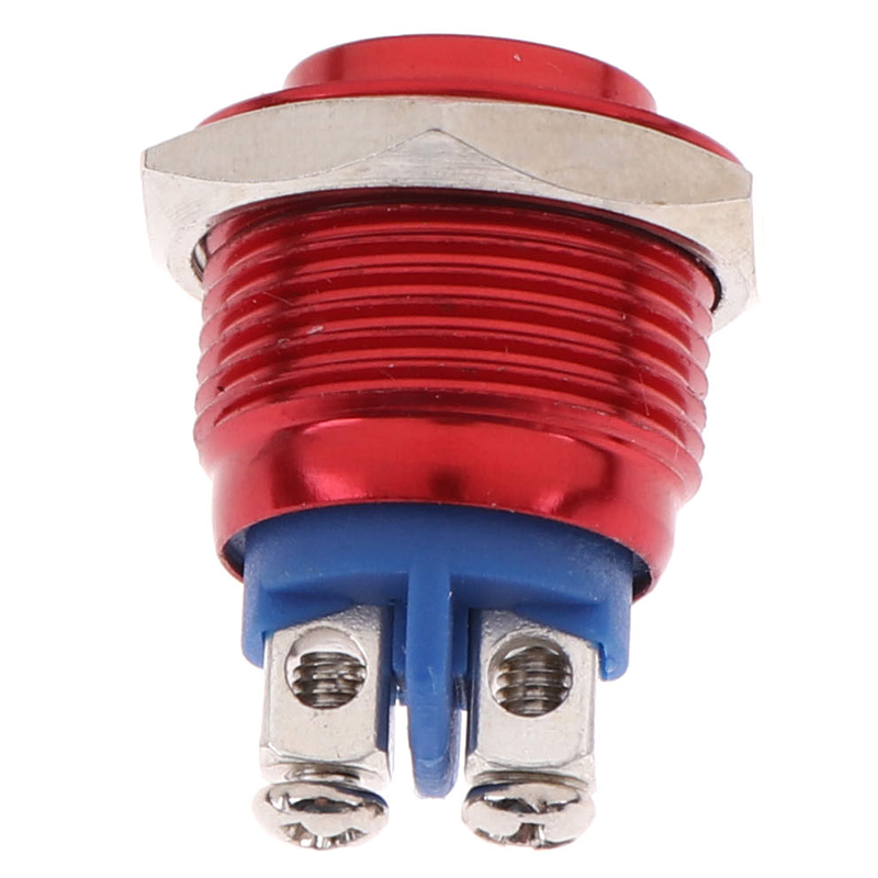 1Pc Momentary Push Button Switch 16mm Waterproof Mount Button Switch. 