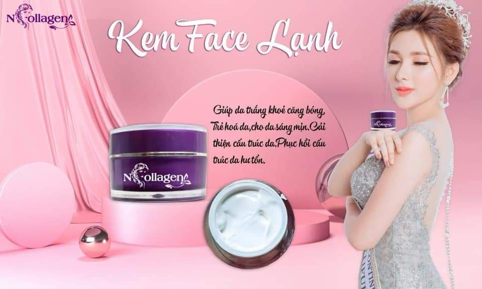 Combo kem Lạnh + Serum tế bào gốc Ncollagen