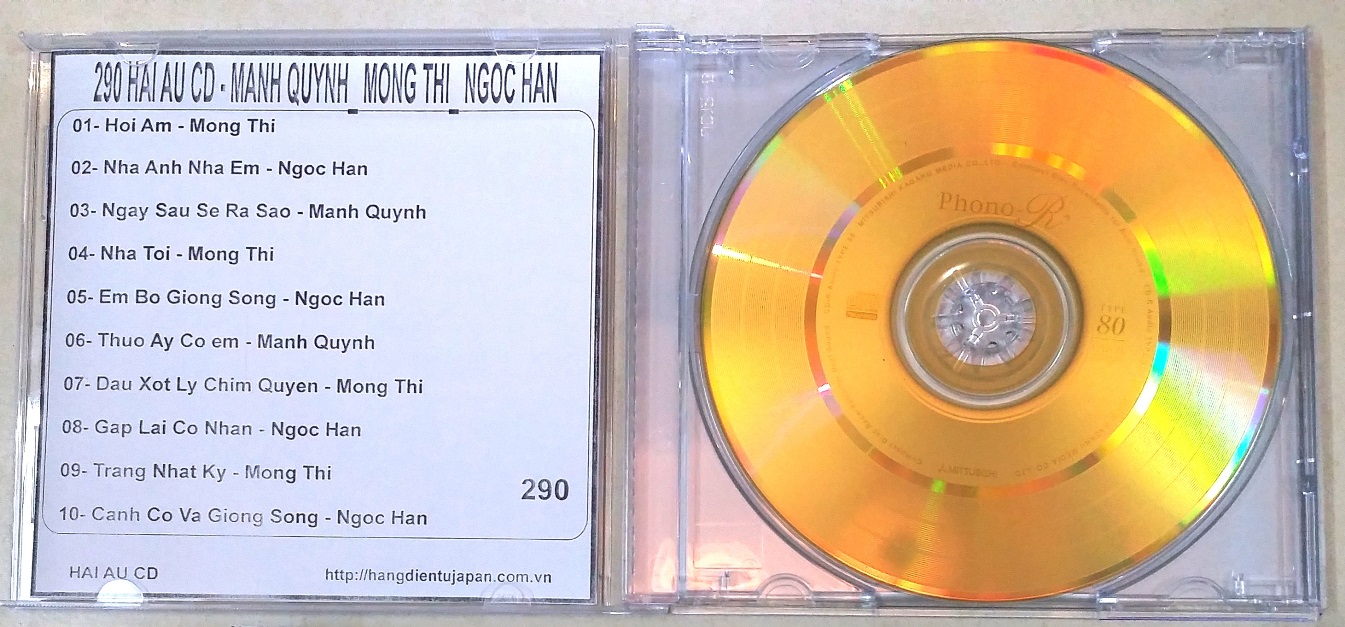 Bộ 7 cd ca sĩ mạnh quỳnh combo 1