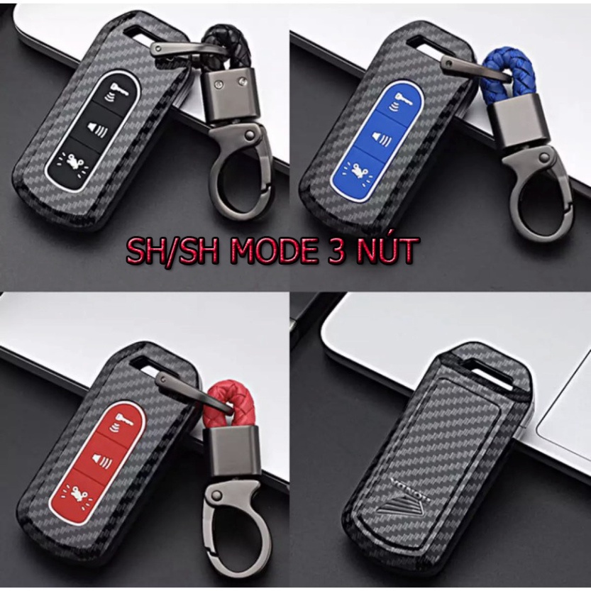Bọc Khóa Smartkey SH và SH Mode Carbon 3 Nút