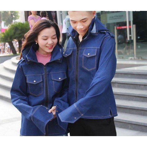 Áo chống nắng nam chất liệu bò