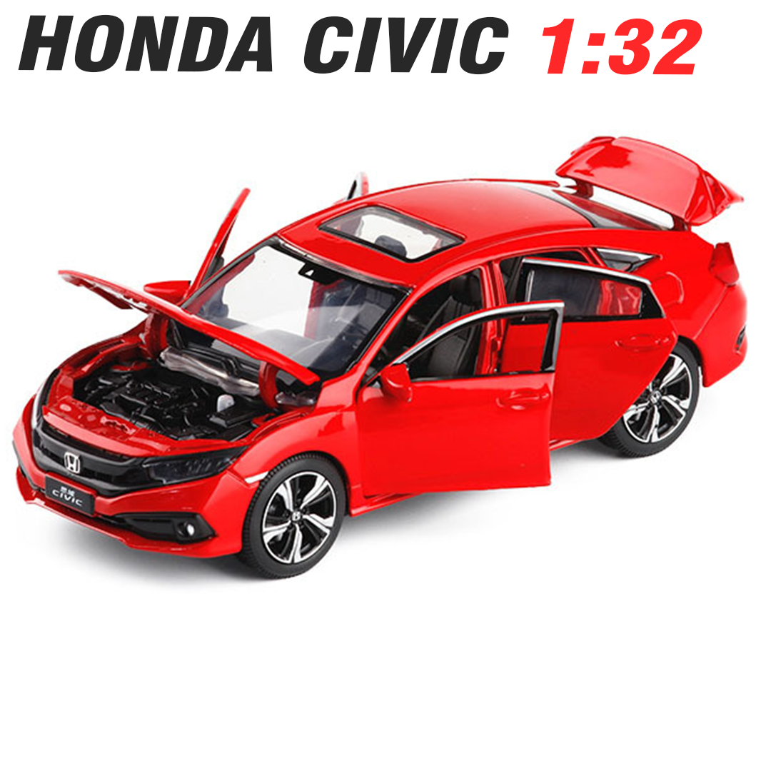 Xe mô hình ô tô Honda Civic mẫu 2019 xe bằng sắt tỉ lệ 1:32 đồ ...