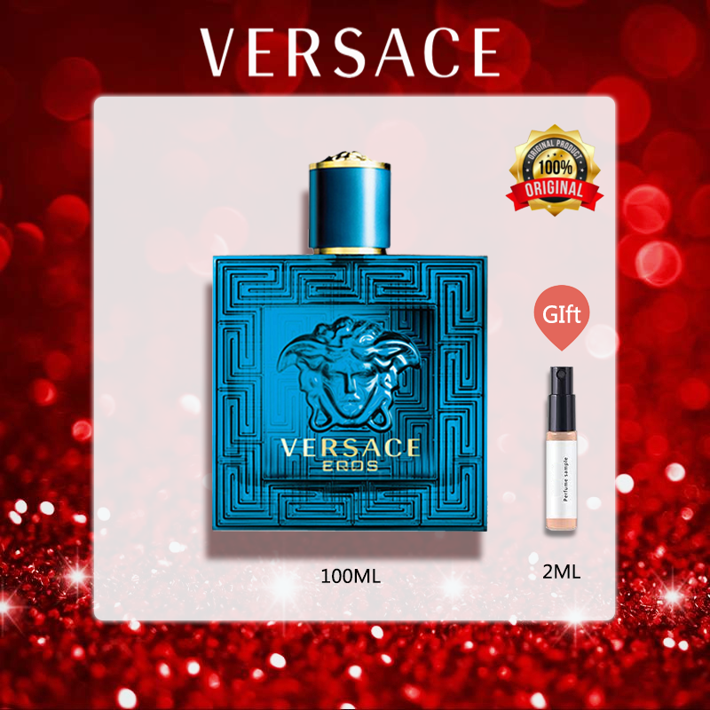 ซื้อที่ไหน 【Bangkok spot 】100% แท้ Versace Eros Homme Eau de Toilette EDT 100ML Versace Men's Perfume เวอร์ซาเช่ น้ำหอม น้ำหอมผู้ชาย ติดทนนาน กลิ่นติดทนนาน