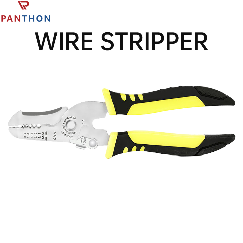 【💕Ready Stock🎉】PANTHON Wire Stripping Pliers For Electricians Multifunctional Cutting Pliers For Cables,Wire Pulling Pliers Wire Pressing Pliers Crimping Pliers Terminal Pli