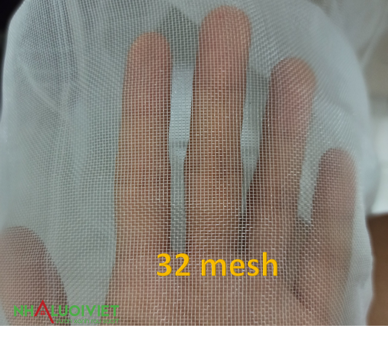 Lưới chắn côn trùng 32mesh - Công nghệ Thái ( cuộn 2m x 50m)