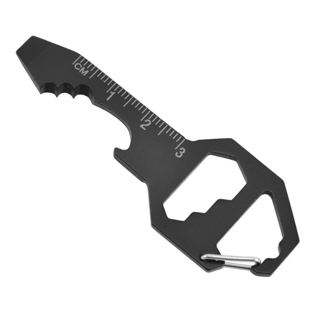 Multi Measuring Key Chain Multipurpose 6 in Multi-use Mini Tool Screwdriver Bottle Opener Utility ...