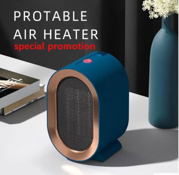 Sg Stock Mini Electric Heater Portable Home Heating Fan Low Noise Air Circulation Hot Air Blow 8545