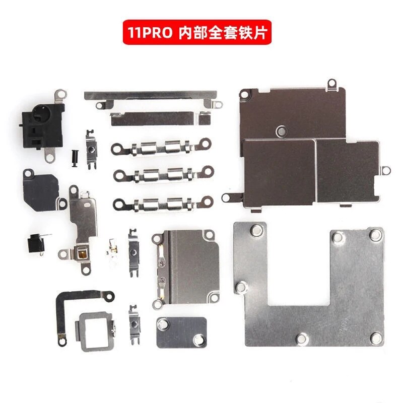 Full Set Metal Plate Parts For iPhone 13 12 11 Pro Max X XR XS MAX Complete Full Internal Bracket Shield Plate Replacement Parts.