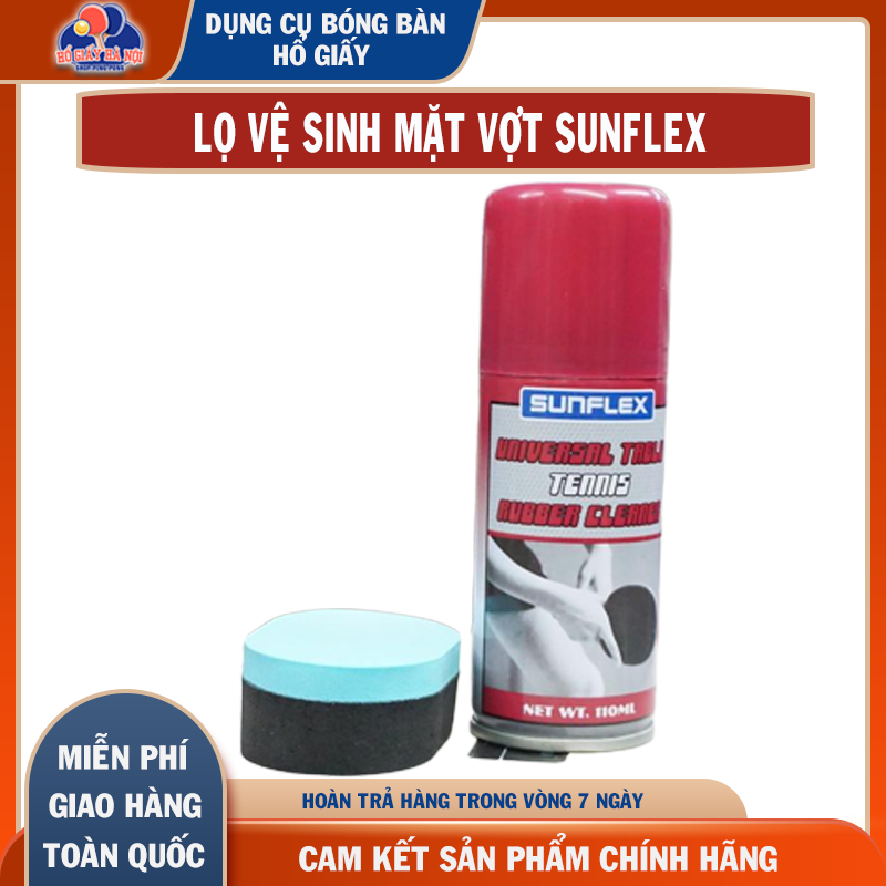 Lọ vệ sinh mặt vợt bóng bàn sunflex