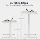 [100cm x 60cm] [80cm x 60cm] Standing Desk Height Electric Adjustable (Height: 70-115cm) (Option for Lockable Wheels) ; Singapore Seller w Ready Stock 1 year warranty. 