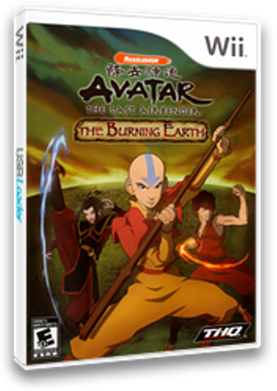 Nintendo WII Games Avatar The Last Airbender The Burning Earth RVAE78 For MOD Console 