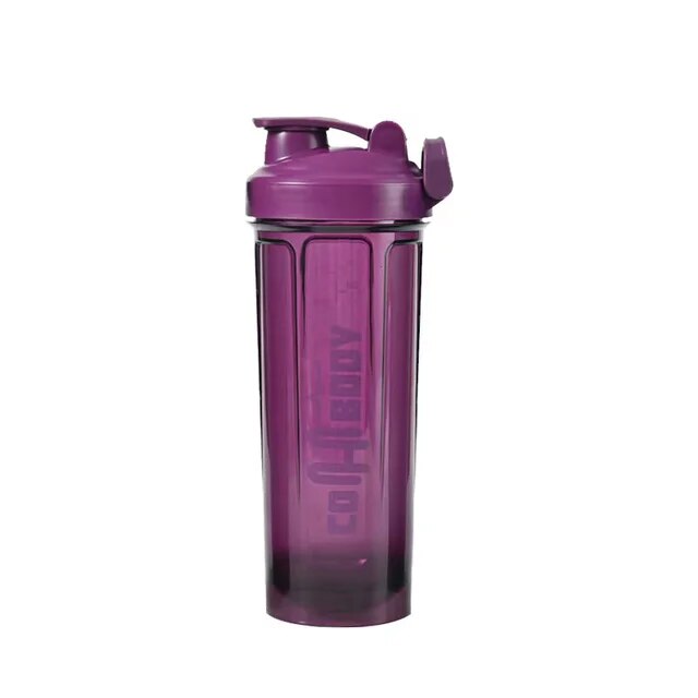 LUSQI Shaker Bottle With Wire Ball, 800ml/27oz Protein Shakes, Powder Shaker Bottle, Sports Water Bottle, Ideal For Fitness