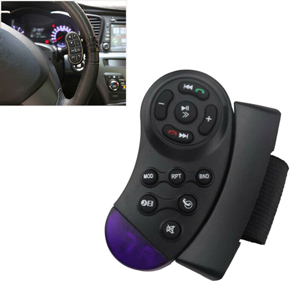 1 Pc Car Wireless Steering Wheel Remote Control Switch Vehicle Stereo Button