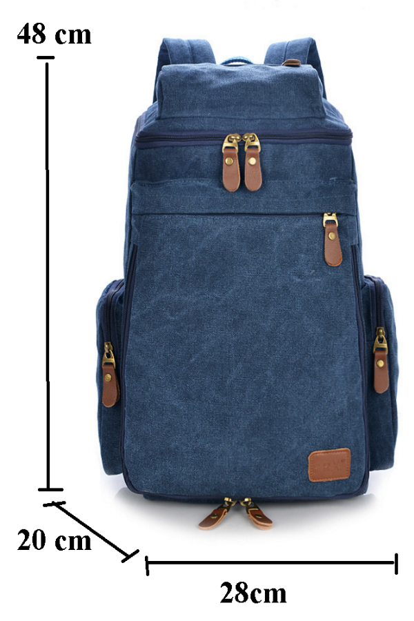 Ba lô canvas phối da  Đồ Da Thành Long TLG 205876