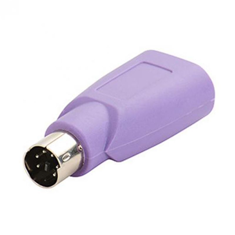 PS2 to USB Connector, Computer Mouse and Keyboard Mini Adapter, Mouse and Keyboard Converter