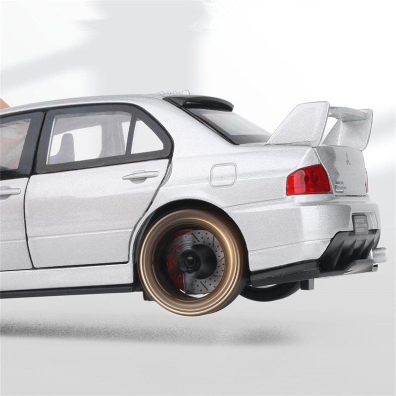1:32 Mitsubishi Lancer Evolution EVO IX 9 Alloy Sports Car Model Diecasts Metal Racing Vehicles Car Model Sound Light Kids Gifts.