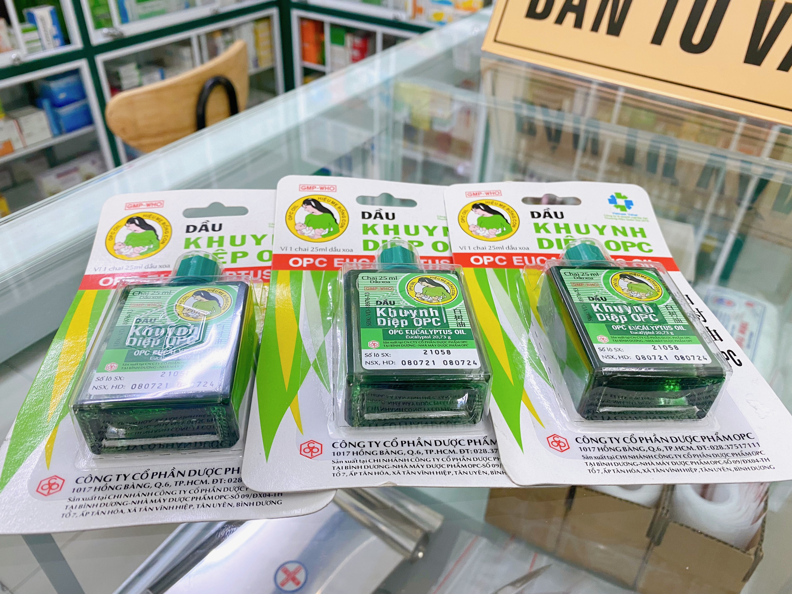DẦU KHUYNH DIỆP OPC (CHAI 15ML - 25ML)
