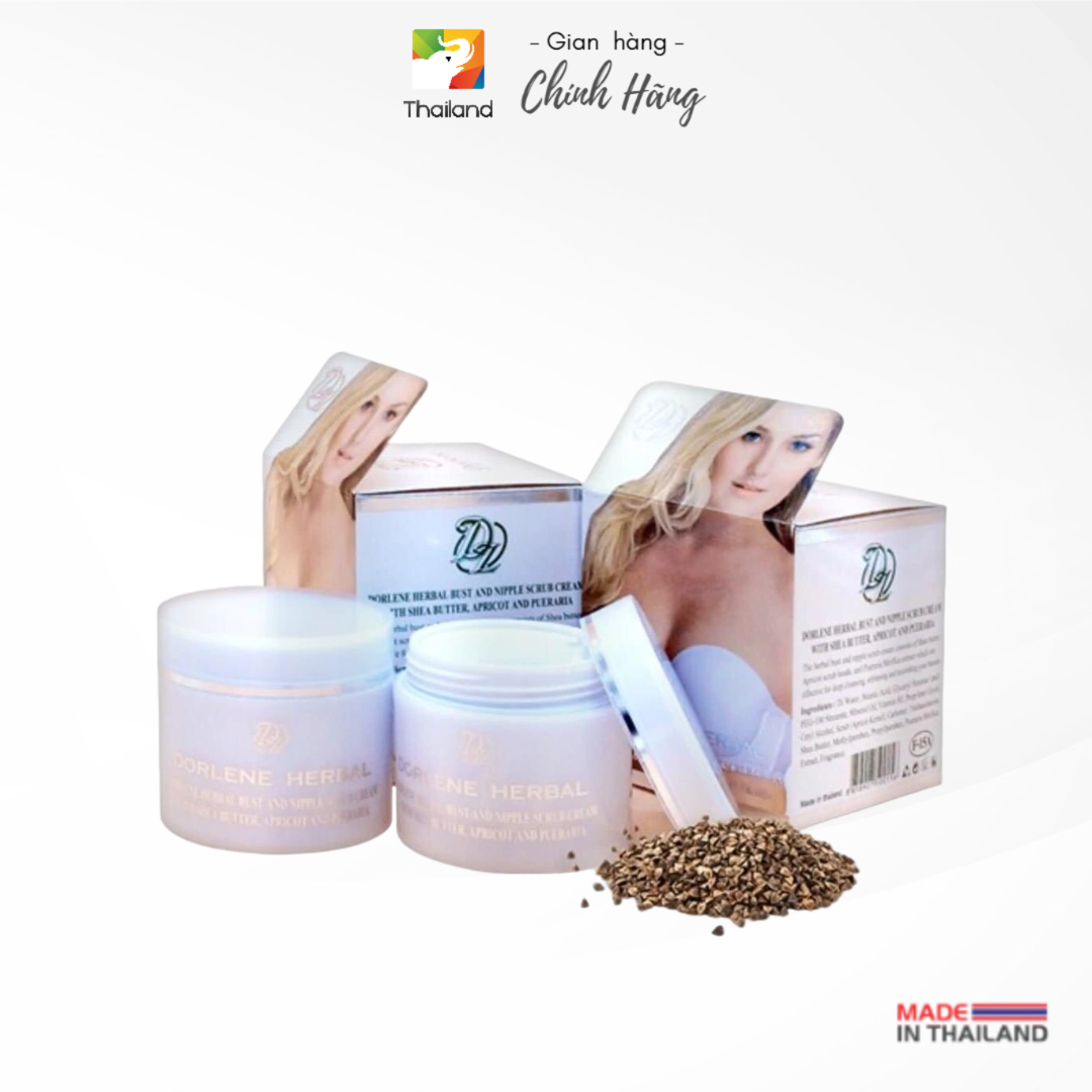 Kem massage nở vòng 𝟙 Dorlene Herbal Thái Lan