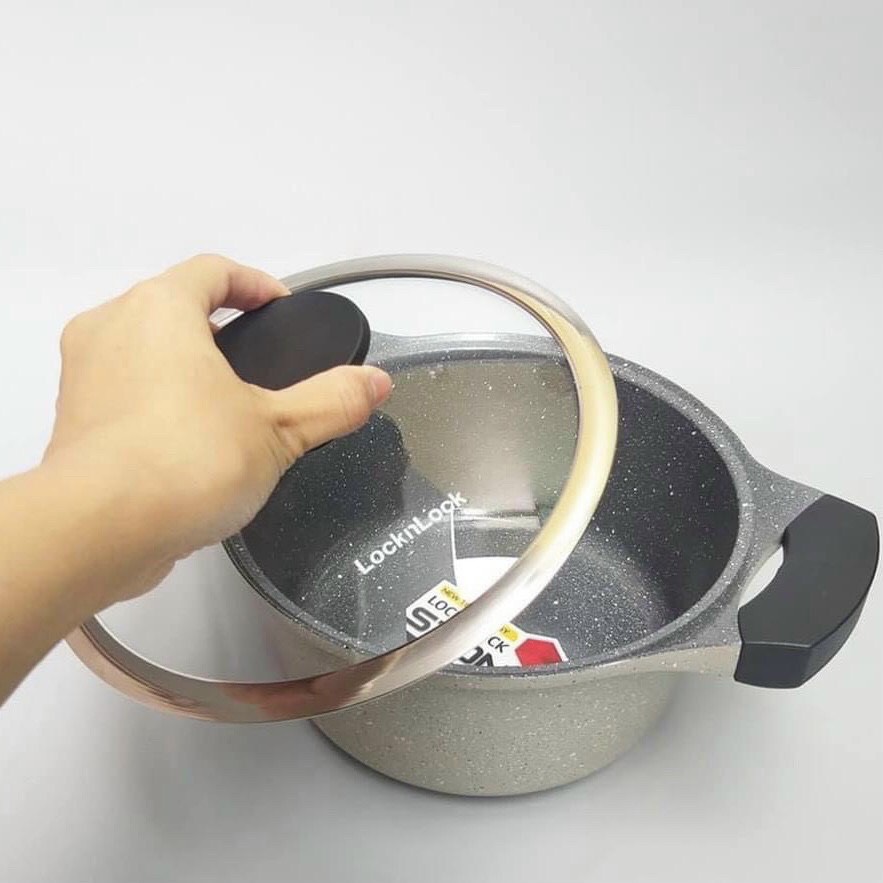 Nồi Đá 7 Lớp Chống Dính Thành Cao Lock&lock Stone